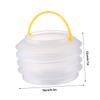 PRETYZOOM 2pcs Plastic Collapsible Water Bucket Portable Stretchable Storage Container for Camping Fishing Outdoor Adventures and Car Washing view 4