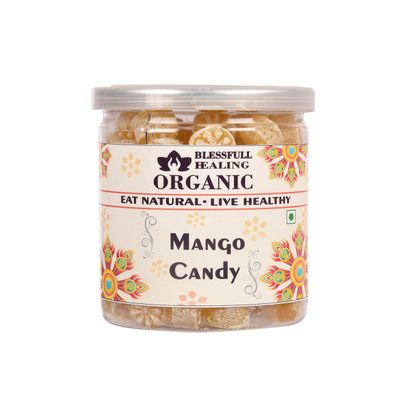 Blessfull Healing Organic Mango Candy 400 Gram Airtight Container
