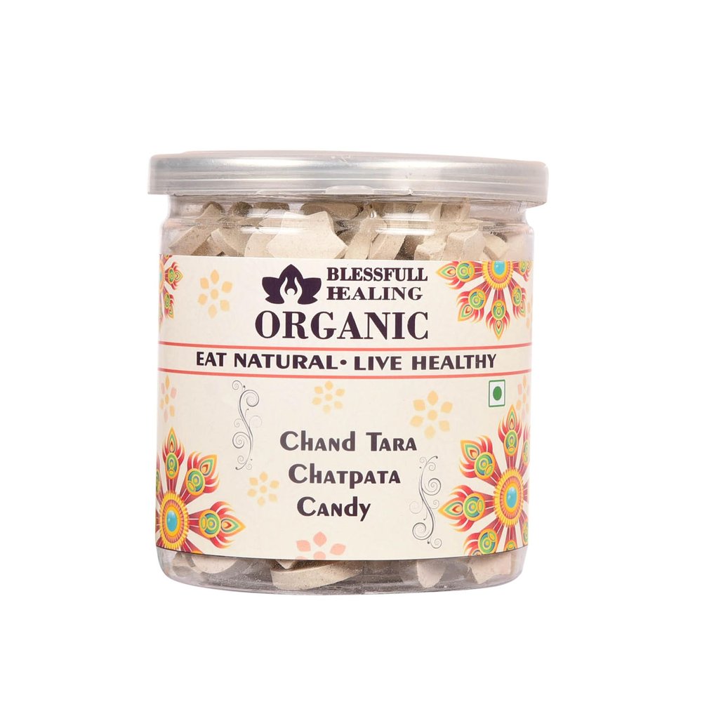 Blessfull Healing Organic Chand Tara Chatpata Candy 300 Gram Airtight Container