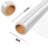JOYIT 50' Long X 17.5 Wide Clear Cellophane Wrap Roll - 3 Mil Thicker Cellophane Roll, Clear Bags for Gifts Baskets Wrap, Flower Arts Crafts Food Treats Wrapping view 2