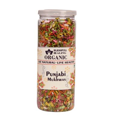 Blessfull Healing Organic Punjabi Mukhwas 250 Gram Airtight Container