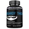 MINANATURALS BEARDY Thick Beard Growth Vitamins for Men, B7 Biotin 10000 mcg, Keratin, Collagen, Silica, and 36 More. Grow Beard Thicker, Stronger. Facial Hair Growth Treatment. 60 Tablets view 1