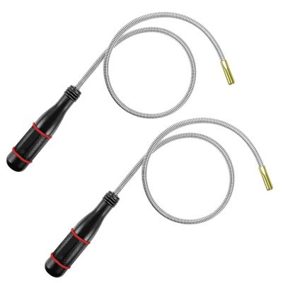 2PCS Flexible Magnetic Pickup Tool, 25" Long Flexible Magnet Snake Pickup, Bendable Magnetic Pickup