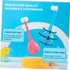 FOMIYES 2pcs Boys and Girls Toothbrushes Soft Bristles Manual Toothbrush Cartoon Boy Girl's Tooth Cleaning Tool view 2