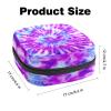 Anna Cowper 1 Pcs Sanitary Napkin Storage Bags Menstrual Cup Pouch Tampon Bags Portable Menstrual Pads Bags Tampon Storage Pouch for Women Girls Feminine Care, Tie Dye Print view 3