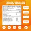 2 Pack CoQ10 Gummies, Plus Omega-3, Vitamin B3 and Zinc, Magnesium, 5X High Absorption Coenzyme Q10 Supplements, q10 for Boost Cellular Energy, Potent Antioxidant & Brain, Peach Flavor, 120 Cts view 2