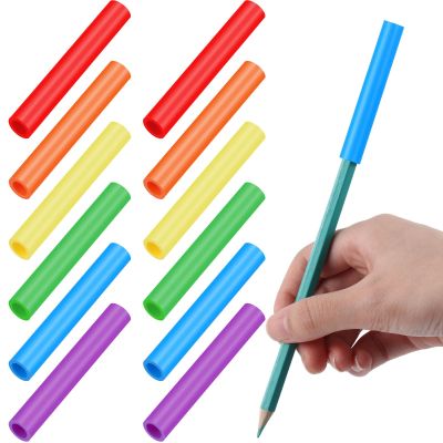 Tinlade 24 Pcs 2.6 Inch Chewable Pencil Toppers Chew Tube for Kid Silicone Chewy Pencil Toppers Sensory Oral Motor Chew Aid for Children Adult Anxiety Autism ADHD Sensory Integration(Bright Colors)