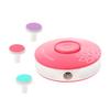 BESTonZON Electric Nail Trimmer for Boy Girl Safe Easy Electric Nail File Kit with Grinding Heads for Manicure Pedicure Gentle Care Tool for Boy Girl Rose Red Design