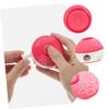 BESTonZON Electric Nail Trimmer for Boy Girl Safe Easy Electric Nail File Kit with Grinding Heads for Manicure Pedicure Gentle Care Tool for Boy Girl Rose Red Design view 4