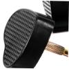 2 Pairs Heart Shaped High Heel Pads Heel Cushion Shoe Repair High Tips Shoes Tip Replacement Stickers Repairer Shoe Insoles for Women Taps Foot Black PVC view 3