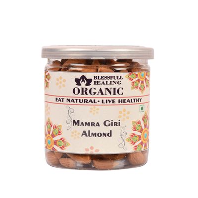 Blessfull Healing Organic Mamra Giri 400 Gram Airtight Container