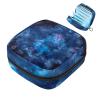 Anna Cowper 1 Pcs Sanitary Napkin Storage Bags Menstrual Cup Pouch Tampon Bags Portable Menstrual Pads Bags Tampon Storage Pouch for Women Girls Feminine Care, Galaxy Tie Dye view 1