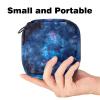 Anna Cowper 1 Pcs Sanitary Napkin Storage Bags Menstrual Cup Pouch Tampon Bags Portable Menstrual Pads Bags Tampon Storage Pouch for Women Girls Feminine Care, Galaxy Tie Dye view 2