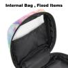 1 Pcs Sanitary Napkin Storage Bags Menstrual Cup Pouch Tampon Bags Portable Menstrual Pads Bags Tampon Storage Pouch for Women Girls Feminine Care, Colourful Tie Dye view 4