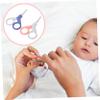 RORPOIR 2pcs Boy Girl's Clippers Manicure Scissors for Boy Girl Safe Easy Nail Care Tools view 2