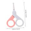 RORPOIR 2pcs Boy Girl's Clippers Manicure Scissors for Boy Girl Safe Easy Nail Care Tools view 4