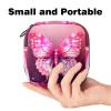 1 Pcs Sanitary Napkin Storage Bags Menstrual Cup Pouch Tampon Bags Portable Menstrual Pads Bags Tampon Storage Pouch for Women Girls Feminine Care, Butterfly view 2