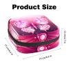 1 Pcs Sanitary Napkin Storage Bags Menstrual Cup Pouch Tampon Bags Portable Menstrual Pads Bags Tampon Storage Pouch for Women Girls Feminine Care, Butterfly view 3
