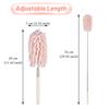 AuMoHall Pink Retractable Microfiber Duster for Cleaning Extendable Feather Duster Household Cleaning Tool for Cleaning Car, Office, Window, Furniture view 2