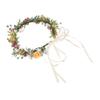 Mikinona 1pc Colored Flower Headband Floral Crown for Women Wedding Festival Party Photo Shoot Accessory view 1