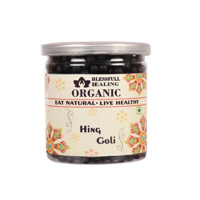 Blessfull Healing Organic Hing Goli 400 Gram Airtight Container