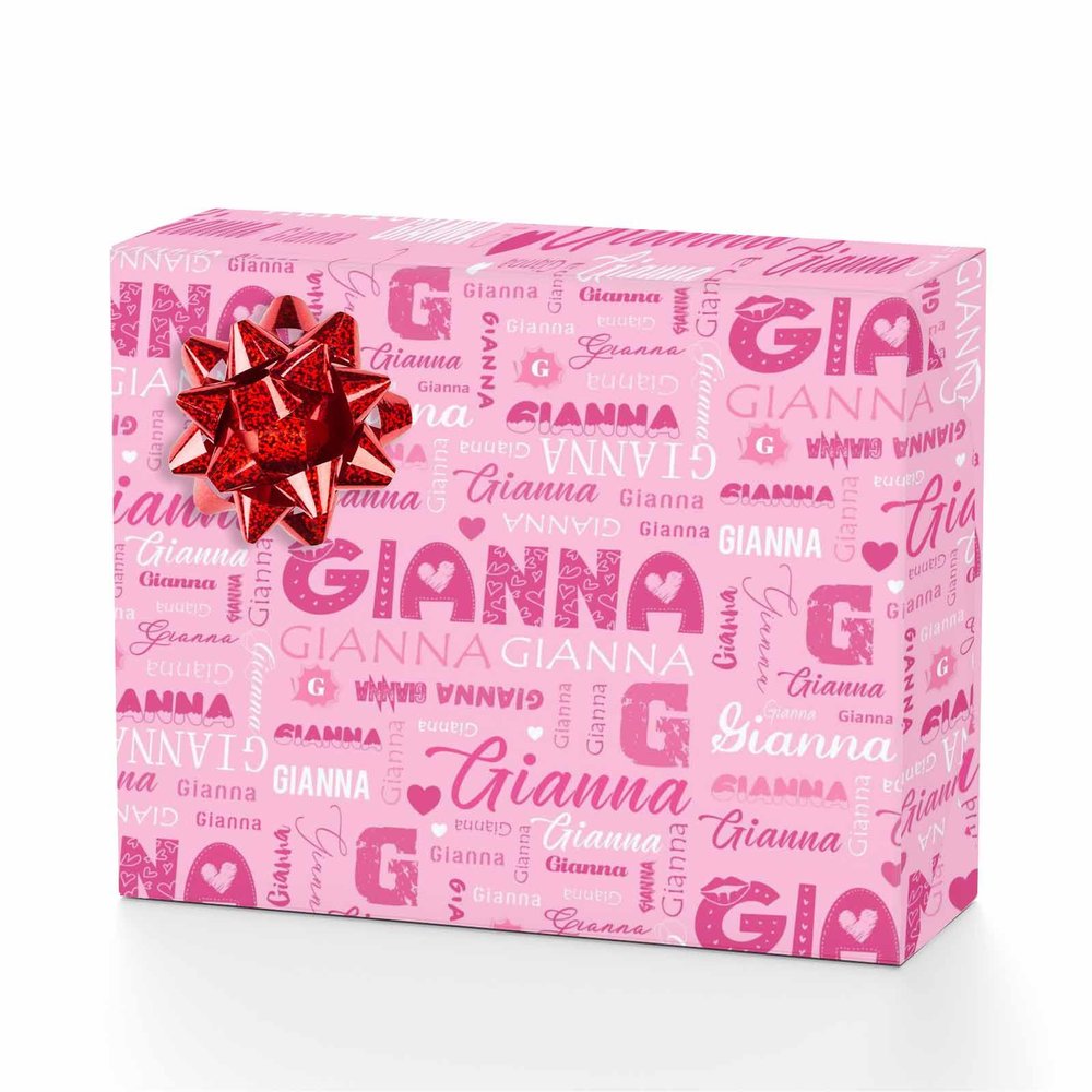 MyPupSocks Customized Wrapping Paper Christmas Style 14 Birthday Wrapping Paper Rolls Boy Pink Personalized Wrapping Paper Birthday Christma Gift Wrap 2 Rolls