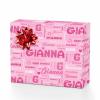 MyPupSocks Customized Wrapping Paper Christmas Style 14 Birthday Wrapping Paper Rolls Boy Pink Personalized Wrapping Paper Birthday Christma Gift Wrap 2 Rolls view 1