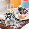 12Pcs Taurus Cupcake Topper, Big Taurus Energy/Taurus Season, 12 Constellation April/May Birthday Cupcake Decoration, Horoscope Astrology Birthday Party Supplies, Black Glitter view 3