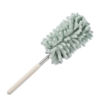 AuMoHall Green Retractable Microfiber Duster for Cleaning Extendable Feather Duster Household Cleaning Tool for Cleaning Car, Office, Window, Furniture