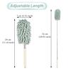 AuMoHall Green Retractable Microfiber Duster for Cleaning Extendable Feather Duster Household Cleaning Tool for Cleaning Car, Office, Window, Furniture view 2