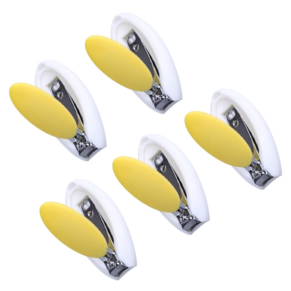 BESTonZON 5pcs Cartoon -Shaped Nail Trimmer Safe Nail Clippers for Newborns Convenient Care Tool Random Colors