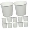 OUNONA 100pcs Paper Cups Disposable Beverage Cups for Parties Tasting and Snacks White Test for Rinse and Espresso Use view 1