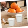 OUNONA 100pcs Paper Cups Disposable Beverage Cups for Parties Tasting and Snacks White Test for Rinse and Espresso Use view 2