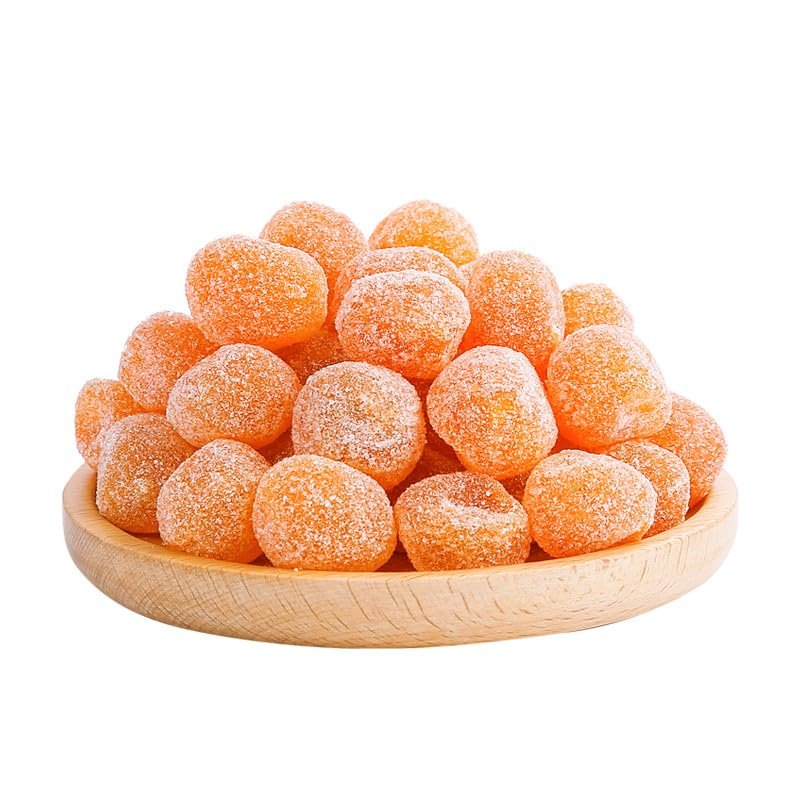 Candied Kumquat: Preserved Sugared Kumquat, Icing Sugar Chinese Traditional Snacks Cantonese Style Fruits Rock Sugar Kumquat Candied Fruit Snac 500g Can. (Icing Sugar Kumquat ))