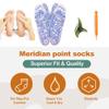 Acupressure Reflexology Socks with Trigger Point Massage Tool, Foot Reflexology Socks for Women and Men, Foot Pain Relief at Home (1 Pair, Men) view 4