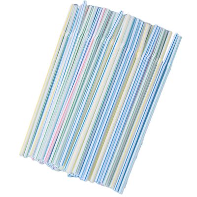 100 Pcs Plastic Drinking Straws Disposable Colorful Bendy Straws Bulk Flexible Drinking Straws For Juice Cocktails Milk