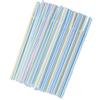 100 Pcs Plastic Drinking Straws Disposable Colorful Bendy Straws Bulk Flexible Drinking Straws For Juice Cocktails Milk view 1