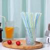 100 Pcs Plastic Drinking Straws Disposable Colorful Bendy Straws Bulk Flexible Drinking Straws For Juice Cocktails Milk view 4