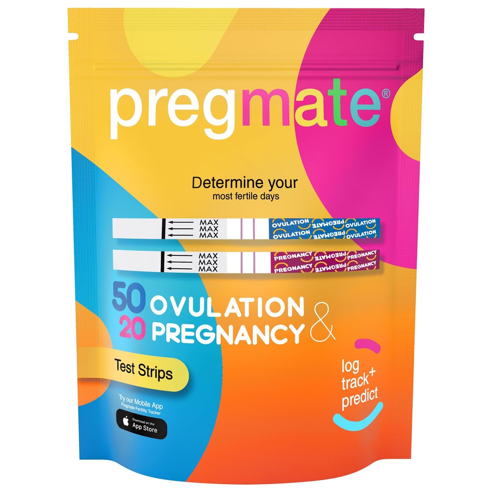 Pregmate 50 Ovulation and 20 Pregnancy Test Strips