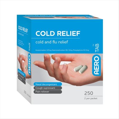 AEROTAB Cold Relief Tablets 250/box