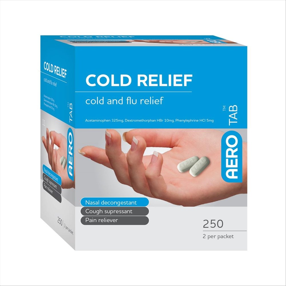 AEROTAB Cold Relief Tablets 250/box