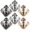 KESYOO 3Pairs Metal Shoes Pointed Protector High Heels Toe Cap Cowboy Boot Tips Elegant High Heels Tip Cover view 1