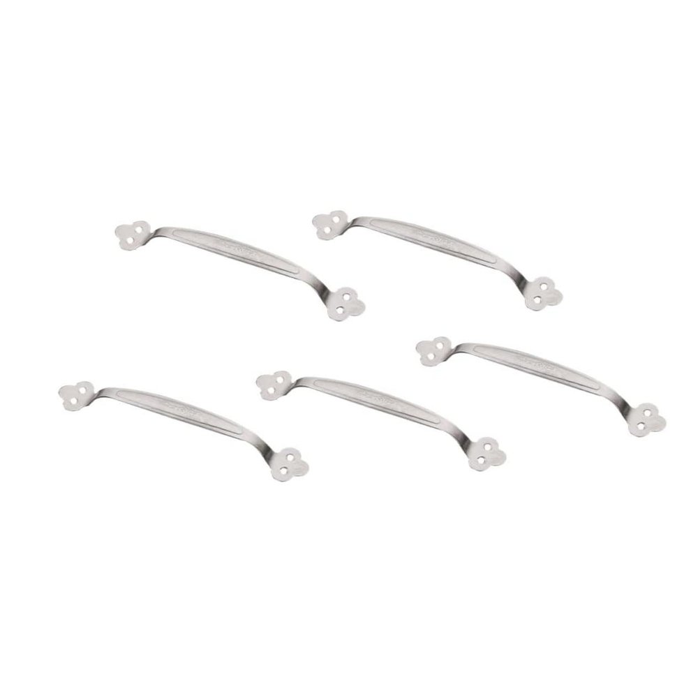 FRCOLOR 5pcs Stainless Steel Bathroom Grab Bar Dual Holes Anti-Slip Armrest Safety Handrail for Bathtub and Toilet Support Capacity Durable and Easy to Install