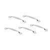 FRCOLOR 5pcs Stainless Steel Bathroom Grab Bar Dual Holes Anti-Slip Armrest Safety Handrail for Bathtub and Toilet Support Capacity Durable and Easy to Install view 1