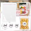 AIOMOB 100 Set His Her Our Favorite Stickers Candy Bags Wedding Favor Stickers 4x6 Inches Self Sealing Cellophane Bags for Wedding Favor Labels Guest Welcome Bag Stuffers Bulk view 2