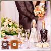 AIOMOB 100 Set His Her Our Favorite Stickers Candy Bags Wedding Favor Stickers 4x6 Inches Self Sealing Cellophane Bags for Wedding Favor Labels Guest Welcome Bag Stuffers Bulk view 3