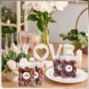 AIOMOB 100 Set His Her Our Favorite Stickers Candy Bags Wedding Favor Stickers 4x6 Inches Self Sealing Cellophane Bags for Wedding Favor Labels Guest Welcome Bag Stuffers Bulk view 4