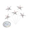 FAVOMOTO Birthday Cake Topper Set 60pcs Star Cake Picks Edible Dessert Decorations for Party view 2