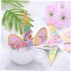 Vaguelly Unicorn Cake Toppers 24pcs Birthday Party Decorations Unicorn Decorations Cupcake Toppers Cake Picks view 2