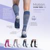 Unisex Motion Flow Tech Compression Socks 20-30mmHg - for Men & Women - Graduated Stockings for Varicose Veins, Edema, Athletes, Pregnancy, Travel, Nurses, Runners & DVT - Cool Grey - Medium Short view 2